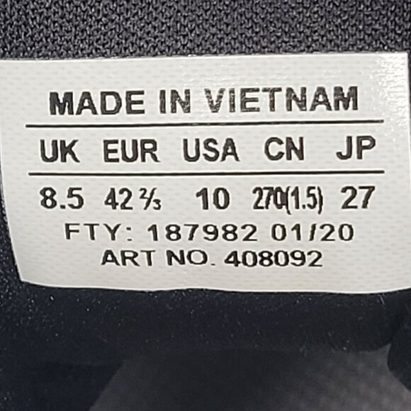 Salomon Supercross Men's Gore-Tex Black Running Shoes 408092 US Size 10 - Picture 7 of 7